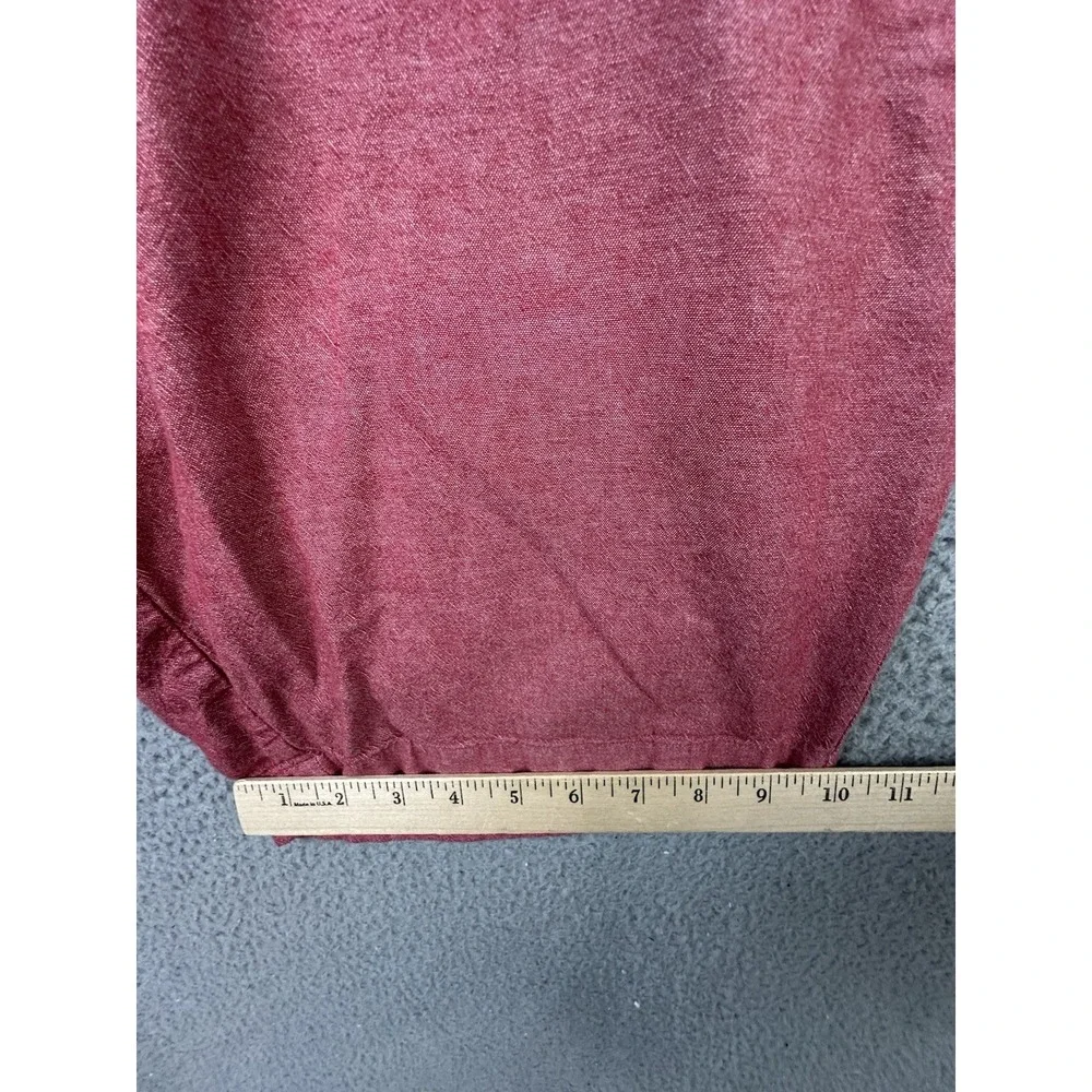 J.Crew Gramercy Shorts Mens 32 Red Chambray 8